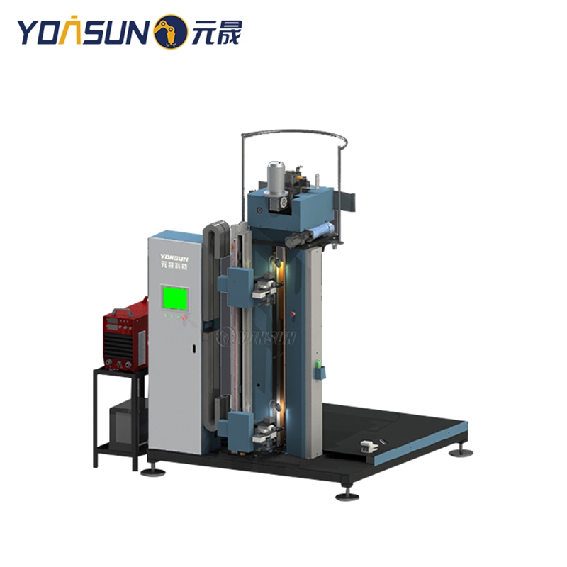 新款双枪立式直缝焊